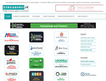 Tablet Screenshot of cercagenti.it